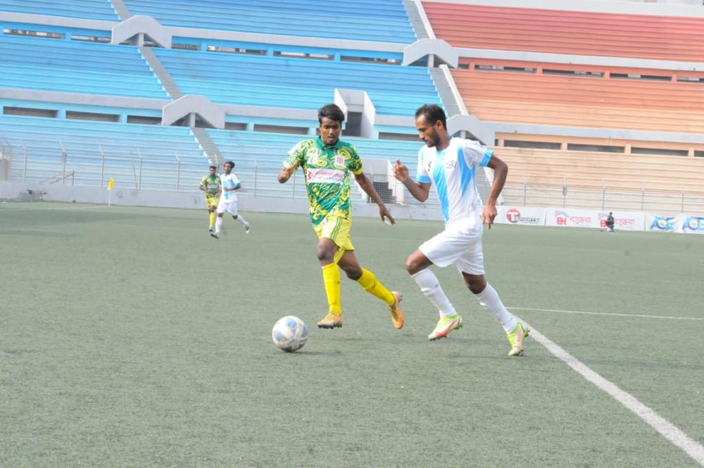 Result of today's match of 'Bashundhara Group Bangladesh Championship League 2021-22': Fakirerpool Young Mens Club vs Wari Club