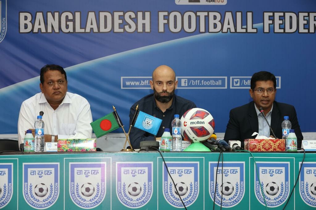 "Bangladesh National Football Team Announces Squad for Tri-Nation Cup 2023 in Press Conference"