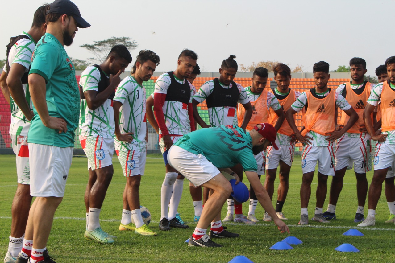 Facelift Sylhet district stadium ready for upcoming friendly match