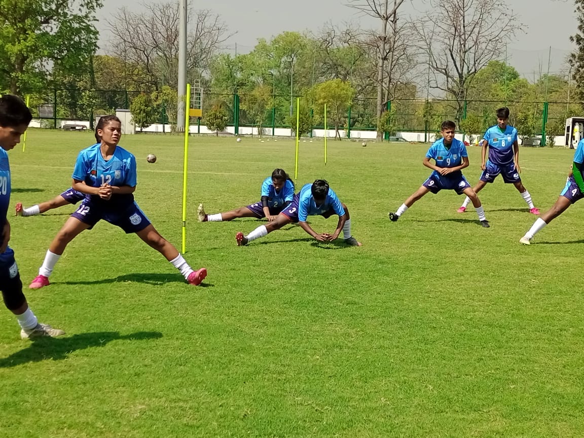 Second training session of U-18 women's national football team completes