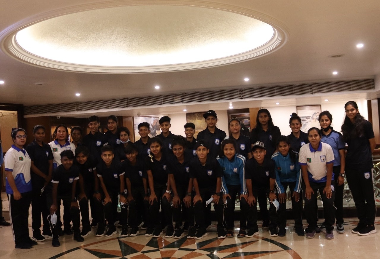Bangladesh U-18 Women's National Football Team Arrives Jamshedpur