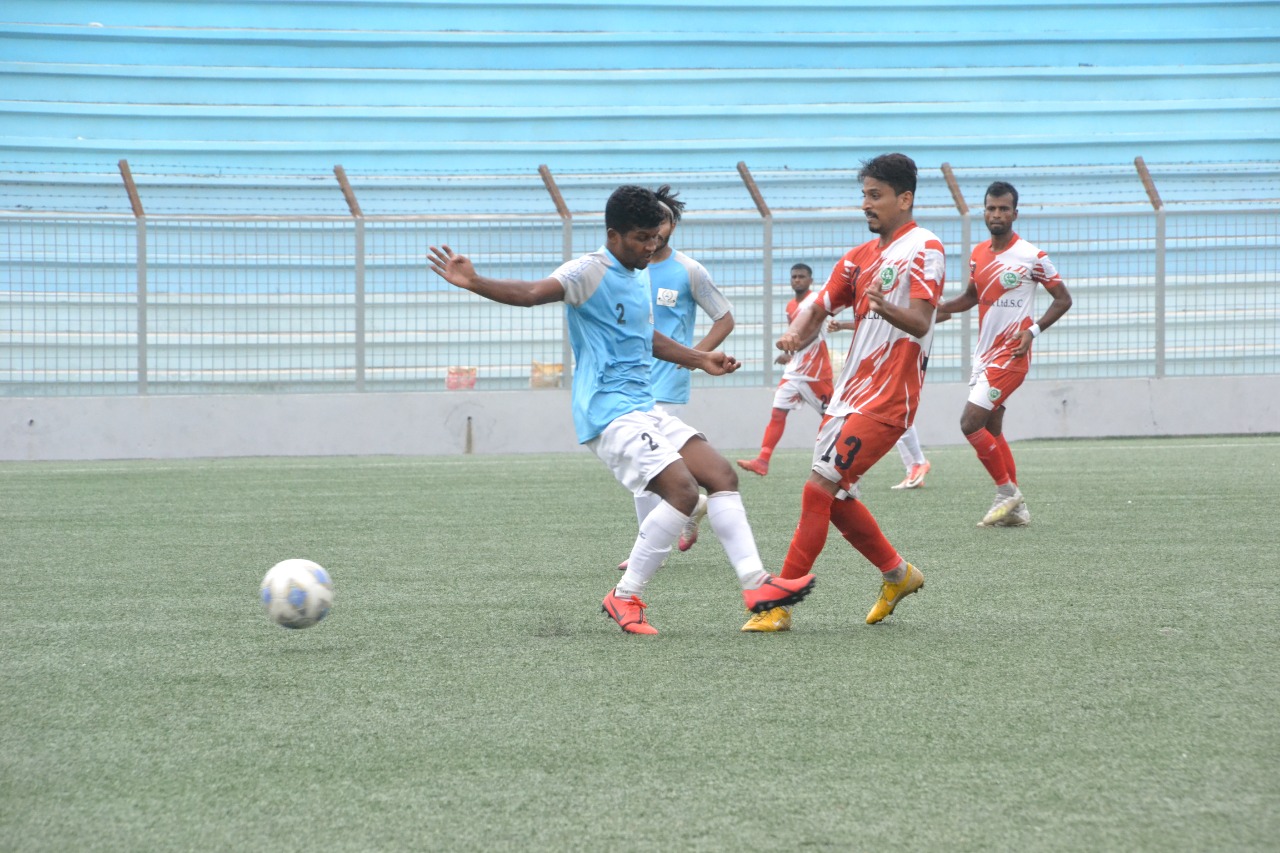Agrani Bank Ltd. Sports Club defeated Farashganj Sporting Club by 2-1 goals