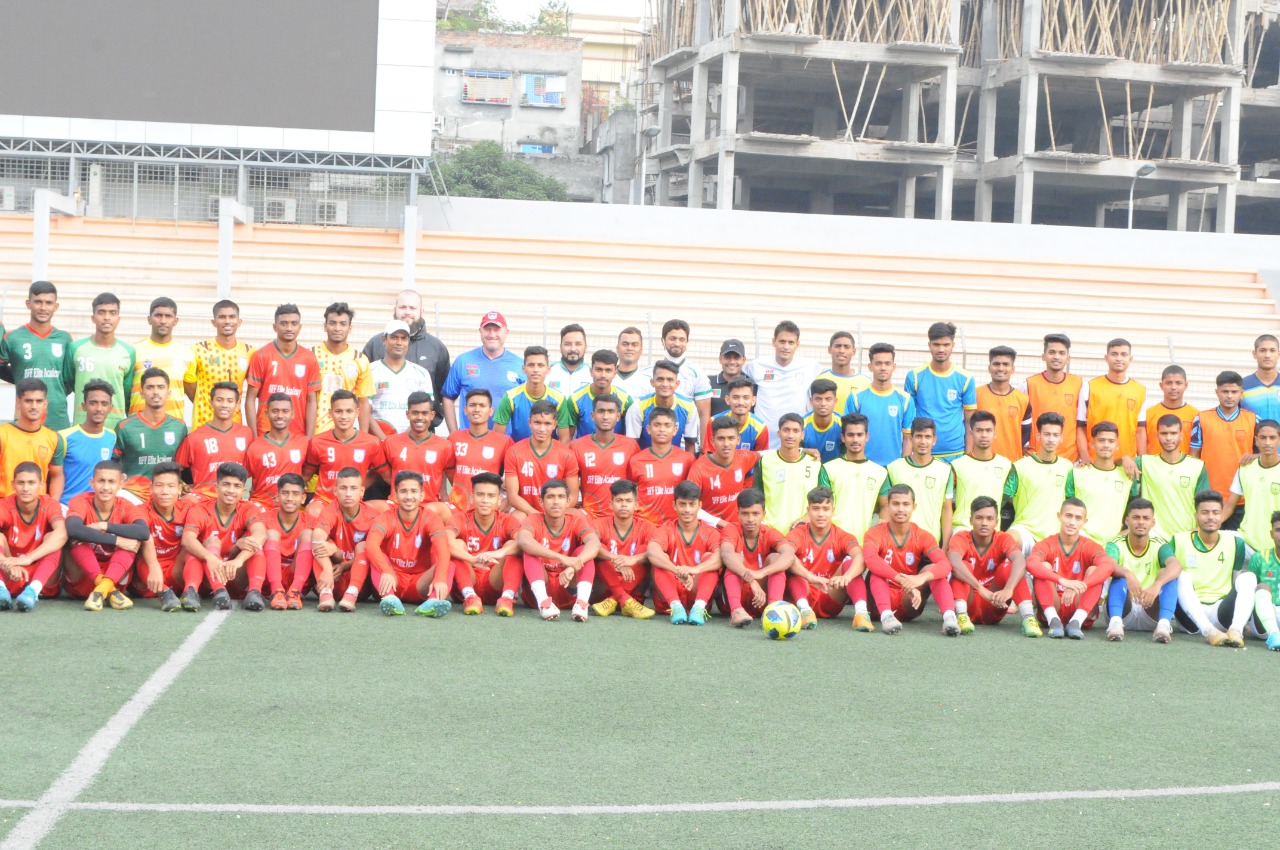 Selection of U-20 players from all parts of Bangladesh was held today