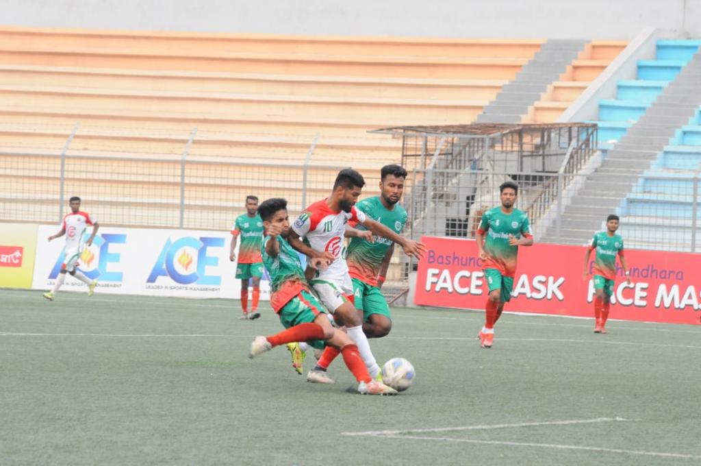 Result of today's match of 'Bashundhara Group Bangladesh Championship League 2021-22':  Agrani Bank Ltd. Sporting Club vs Gopalganj Sporting Club