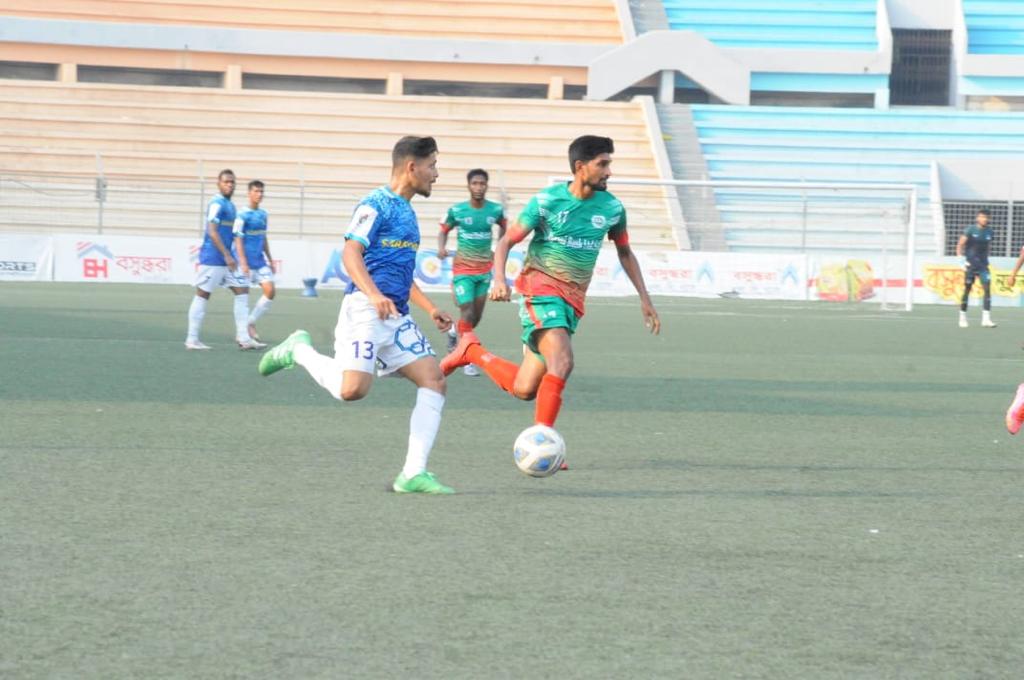 Result of today's match of 'Bashundhara Group Bangladesh Championship League 2021-22':  Agrani Bank Ltd. Sporting Club vs Fortis Football Club Ltd.