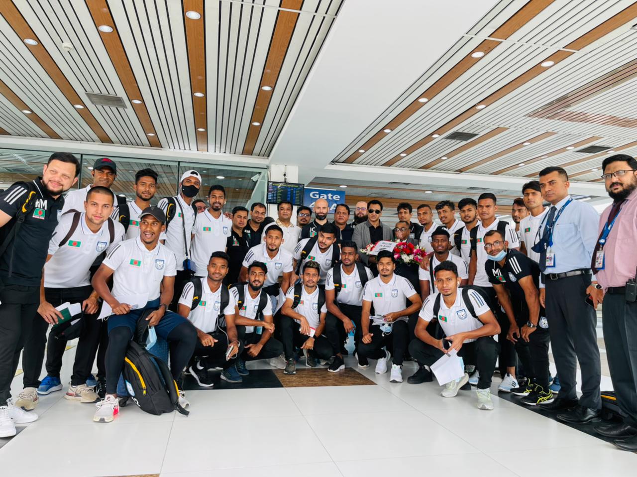 Bangladesh National Football Team Arrived in Maldives