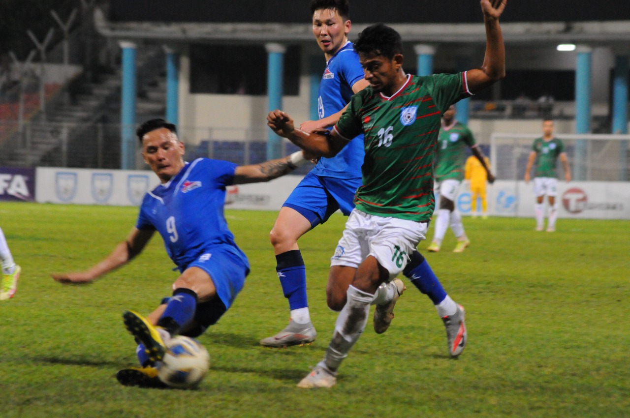Result of 'FIFA Tier-1 International Football Match': Bangladesh vs Mongolia