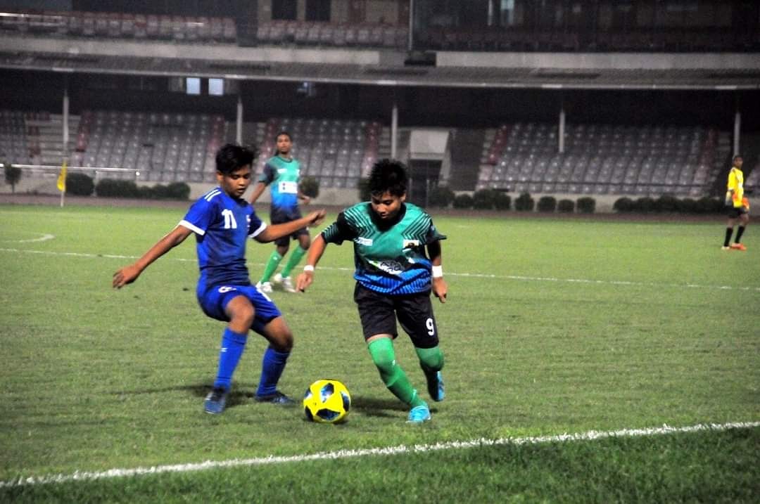 Ataur Rahman Bhuiyan College SC defeated Jamalpur Kacharipara Akadas by 3-0 goals