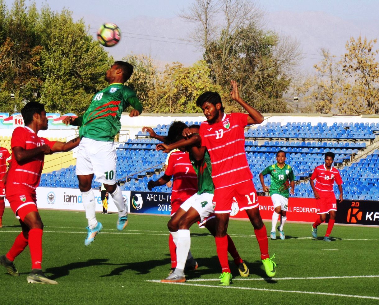 Bangladesh beat Maldives 1-0 in AFC Championship Qualifiers